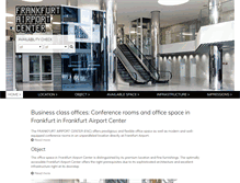 Tablet Screenshot of frankfurtairportcenter.de
